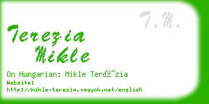 terezia mikle business card